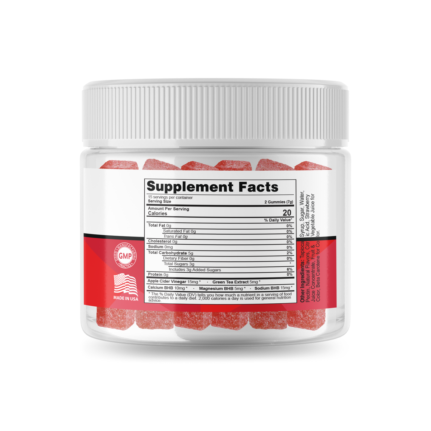 Vivlean BHB Keto Gummies - 30 Count