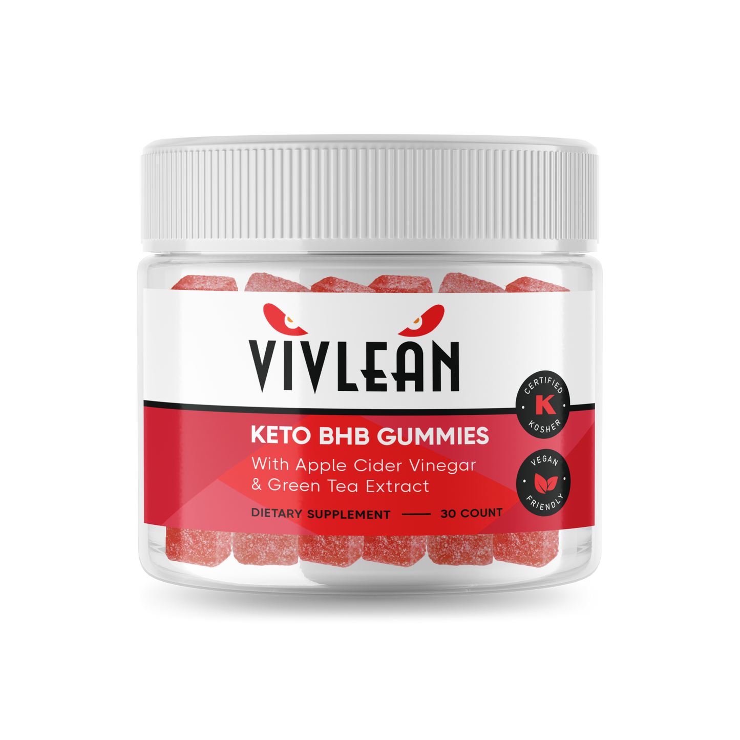 Vivlean BHB Keto Gummies - 30 Count